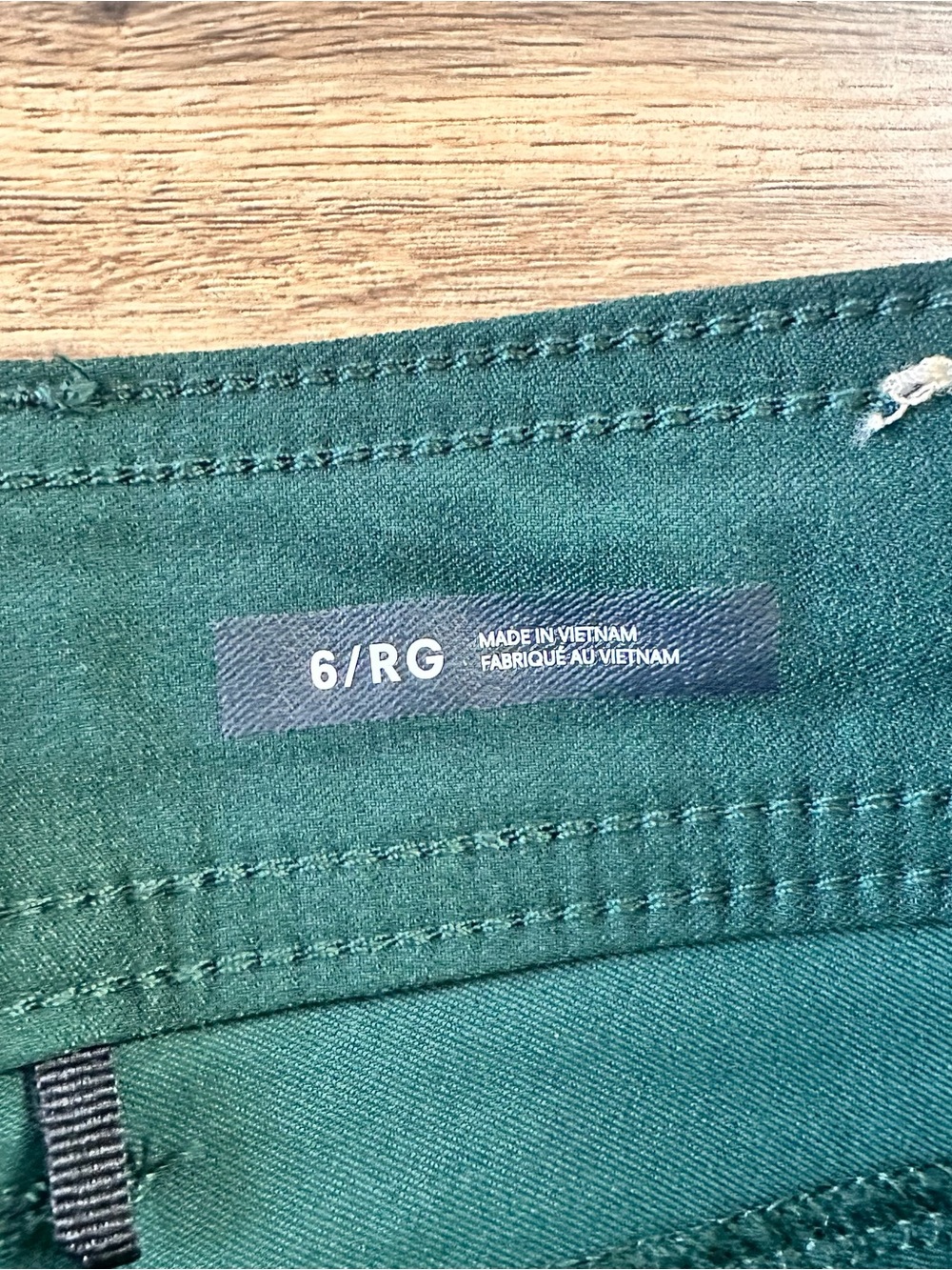 Prana Halle Straight Leg Pants Women 6 Green Hiking Stretch Mid Rise UPF Outdoor - Picture 5 of 13